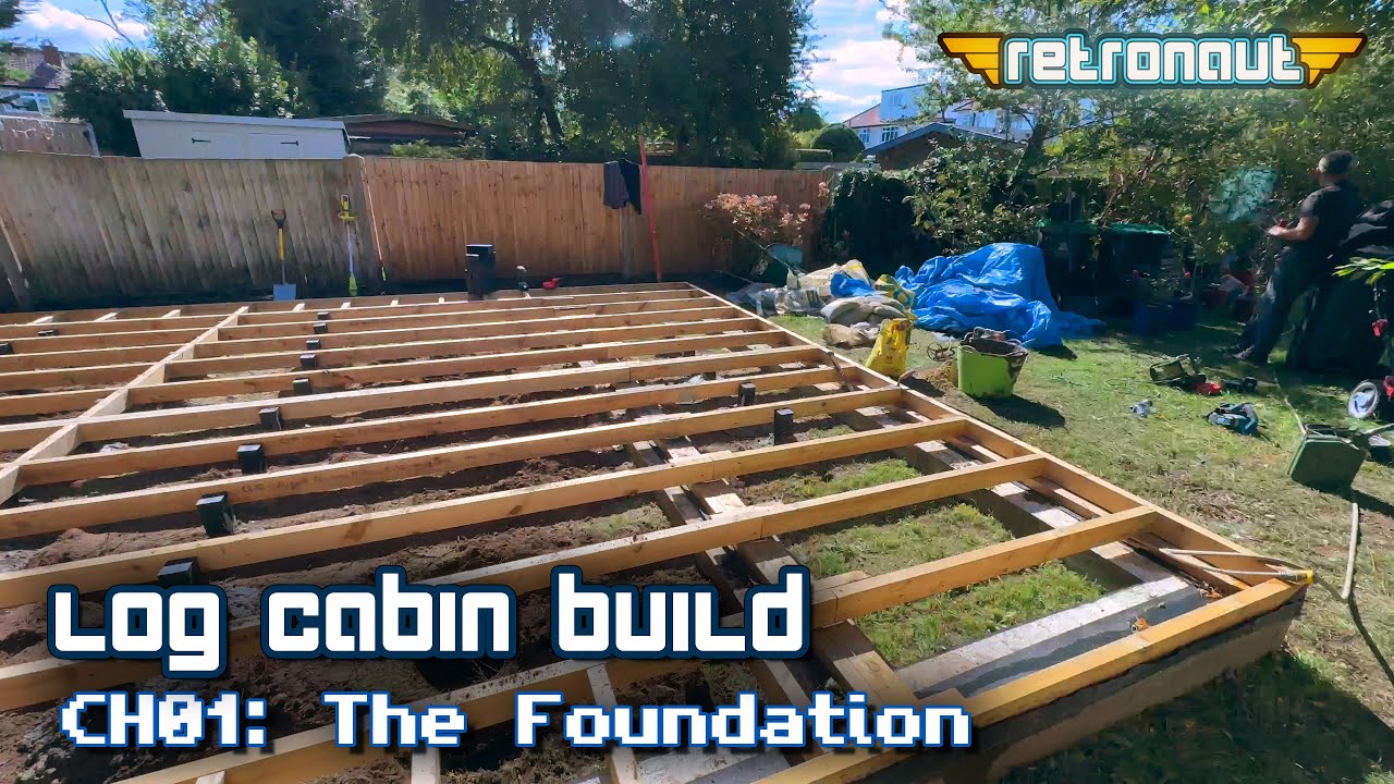 Retronaut Log Cabin Build - CH01: The Foundation video thumbnail