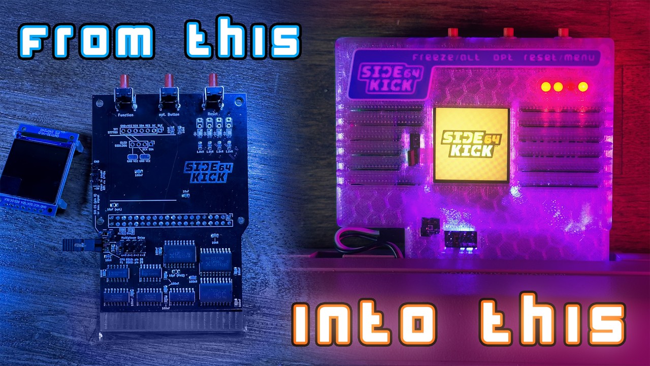 Sidekick64: The Journey from PCB to Ultimate C64 Cartridge!