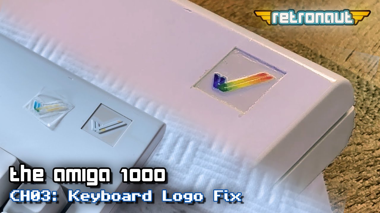 Amiga1000 CH04: Keyboard Logo Fix
