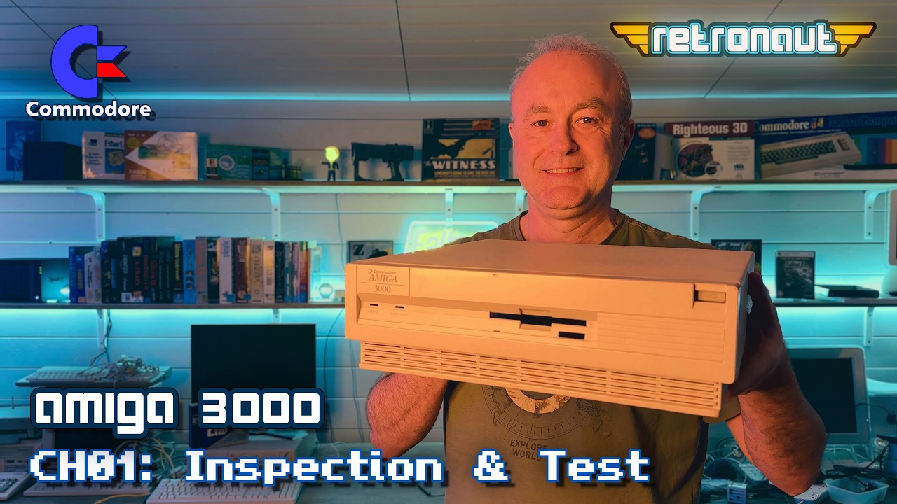 Badly battery damaged Amiga 3000: Can it be repaired?