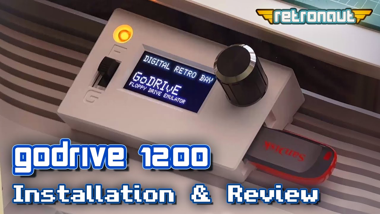 Amiga GoDRIvE1200 Review & Installation on an Amiga 500 video thumbnail
