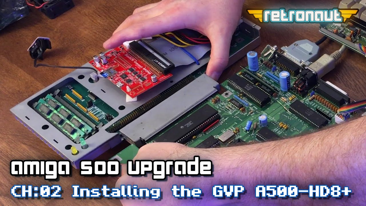 Amiga500 Upgrade CH:02 Installing the GVP A500-HD8+