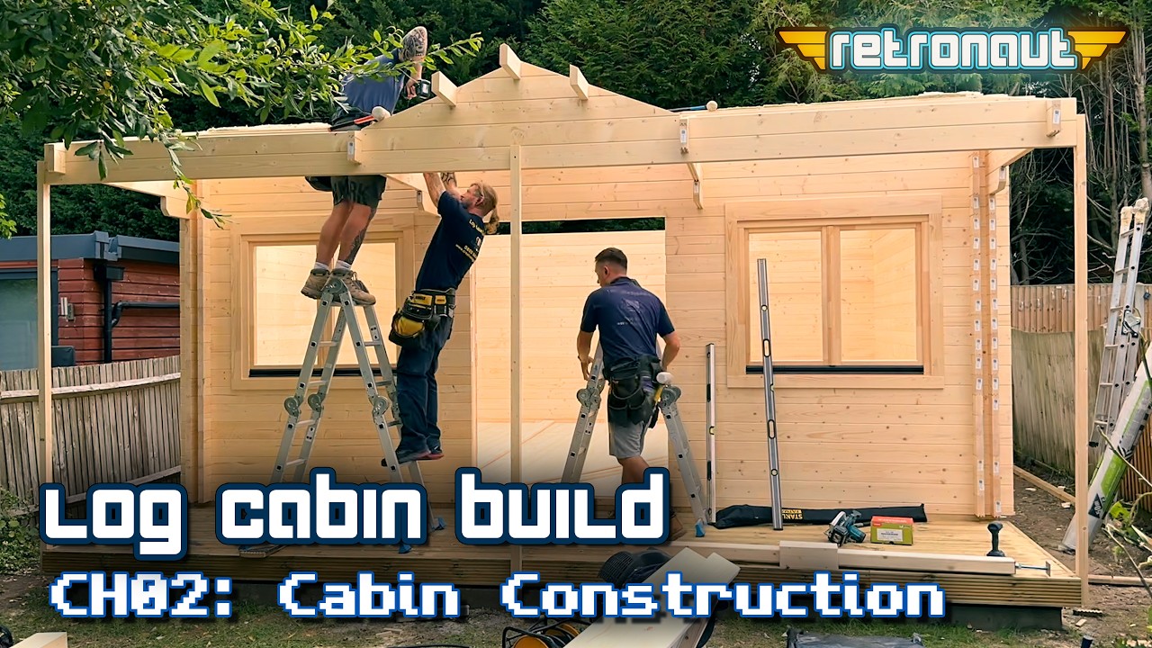 Retronaut Log Cabin Build - CH02: The Construction video thumbnail