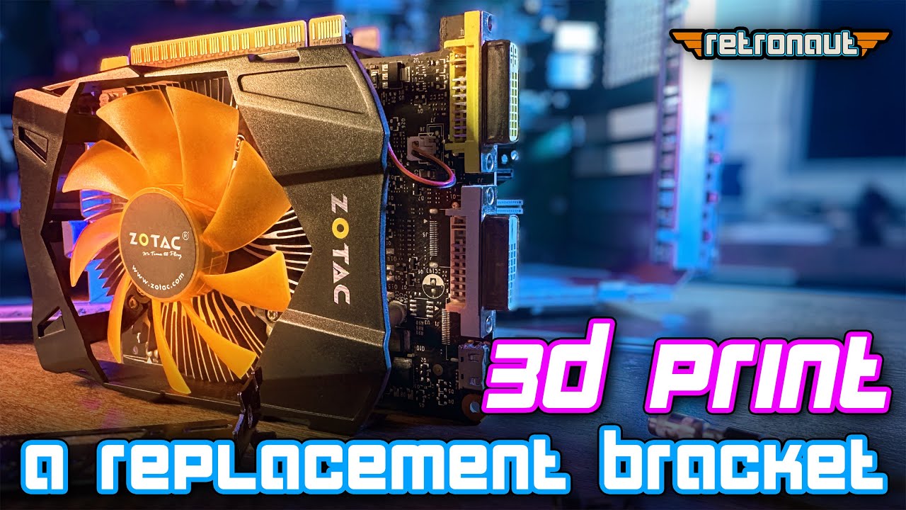 Fixing a Badly Wobbling Retro GPU with a 3D Printed Bracket